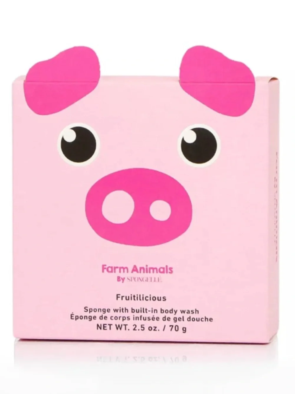 Spongelle Peggy Pig Body Wash Infused Bath & Shower Loofah 2.5oz BRAND NEW